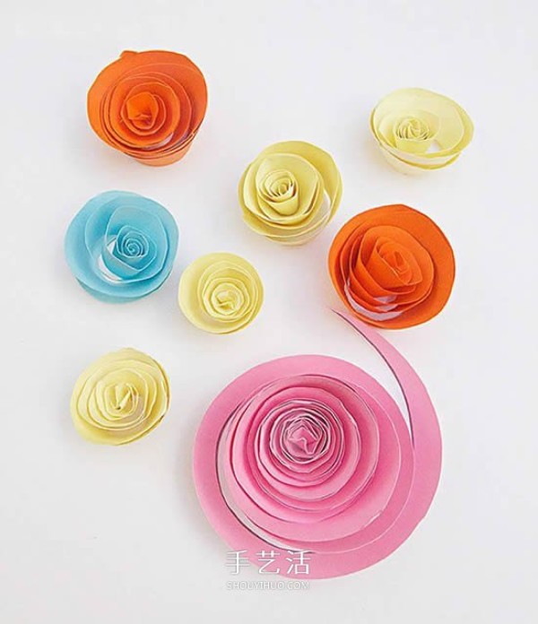 A simple way to make handmade paper flowers from cardboard for Teachers Day