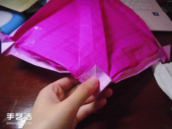 Die Lianhua Love Origami Illustration of Creative Love Origami Step by Step