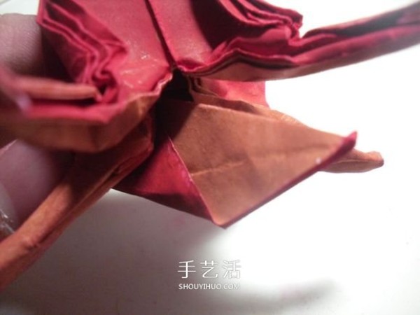 How to make origami for a bonfire, illustrated tutorial on how to make origami flames