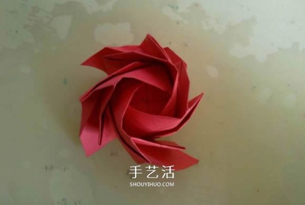 How to fold LS roses with illustrations and how to fold LS roses by hand step by step