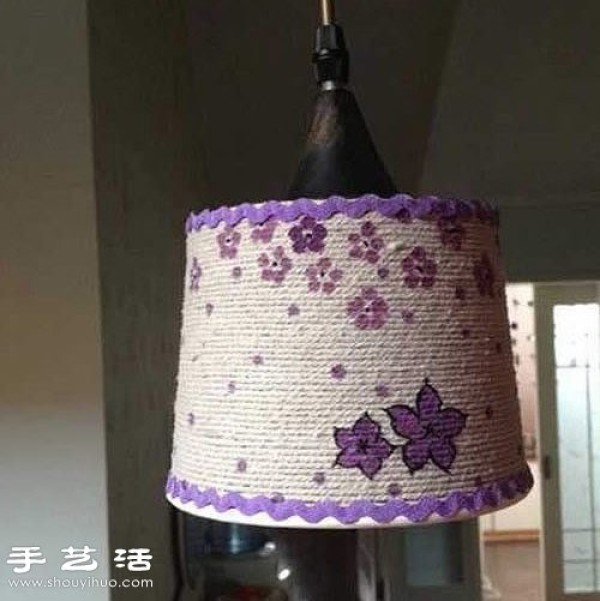 How to make a simple lampshade using waste paper tube boxes