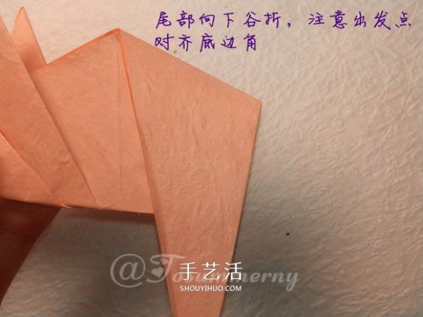 How to make origami mice with illustrations and steps for folding a three-dimensional mouse