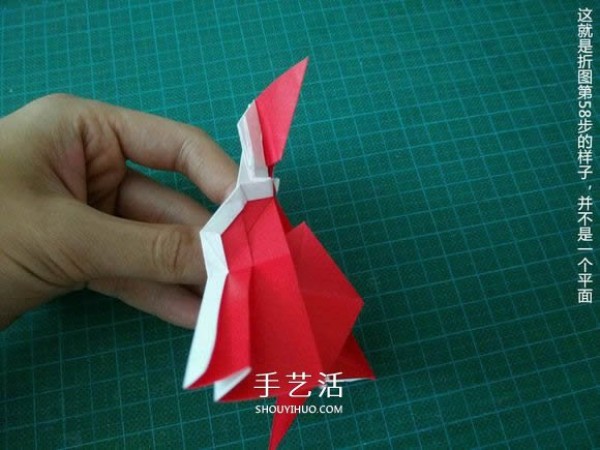 Illustrated tutorial on how to fold the Christmas crane How to fold the Christmas crane