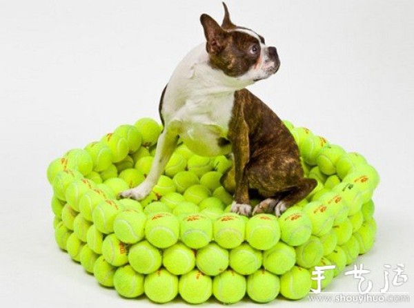 Environmental DIY: Beautiful jewelry made from old tennis balls