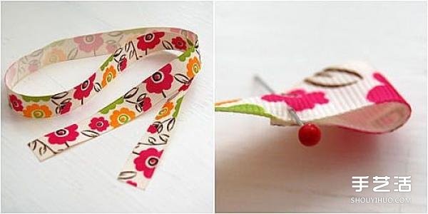 Pastoral Style Childrens Bracelet DIY Making Illustrated Tutorial Using Silk Ribbon