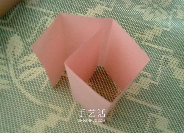 How to fold a rose carton and how to fold a beautiful gift box for Valentines Day