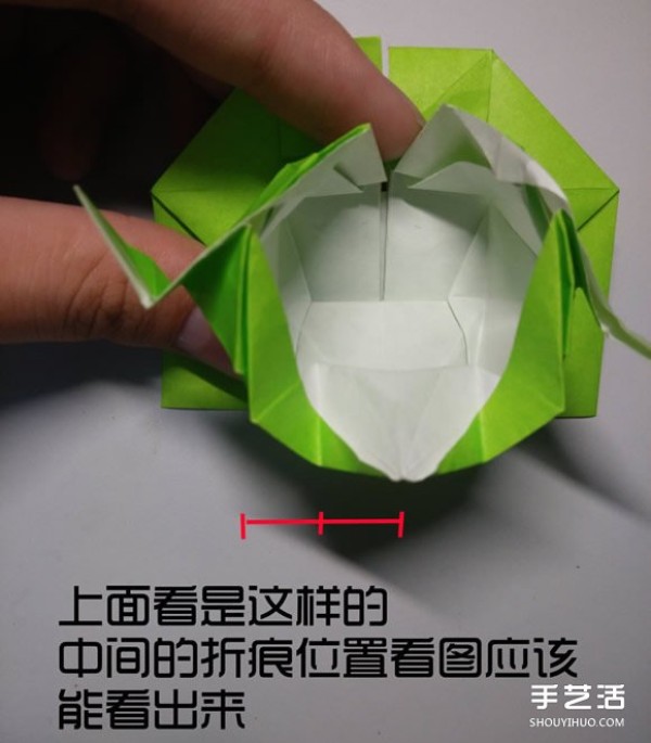 Three-dimensional duck origami step-by-step drawing and duck folding tutorial illustration