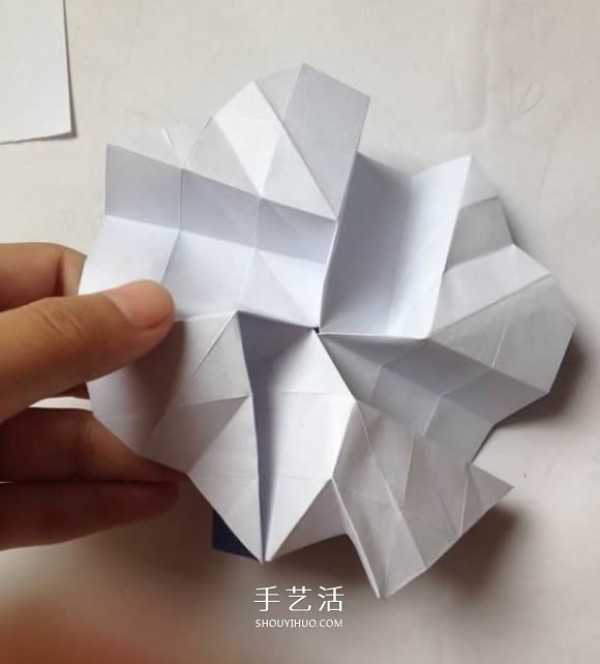 The classic folding method of Kawasaki rose, how to fold Kawasaki rose tutorial