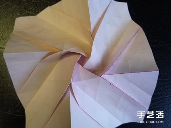 Japanese origami masters intricate rose origami tutorial with step-by-step illustration