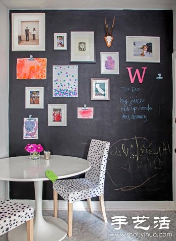 DIY some beautiful and practical small blackboards for home decoration