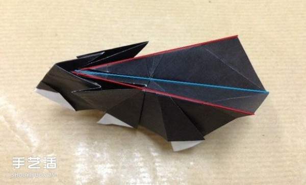 Small animal origami step-by-step diagram, using paper to fold small animals, illustrated method