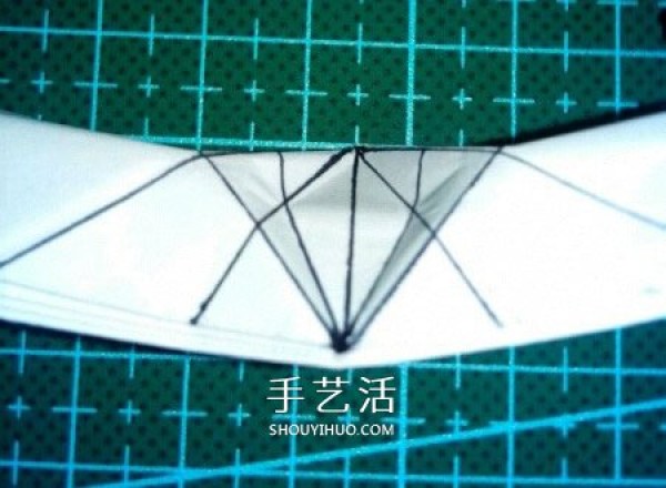 How to fold the six-winged seraphs heart origami with six-winged heart and illustration