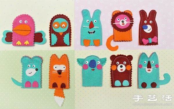 Super cute handmade puppet making tutorial with finger puppet making illustrations