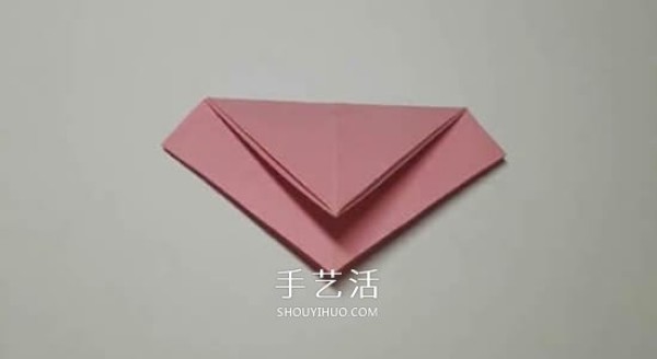 Christmas Origami Christmas Flower Illustration Steps for Folding a Flat Christmas Flower