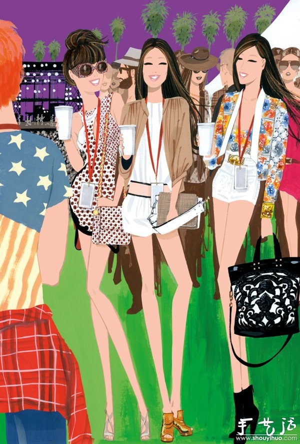 Spanish Jordi Labanda illustration design——VOGUE JAPAN