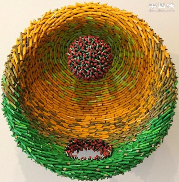 Colorful Pencil Creative DIY Beautiful Sculpture Painting