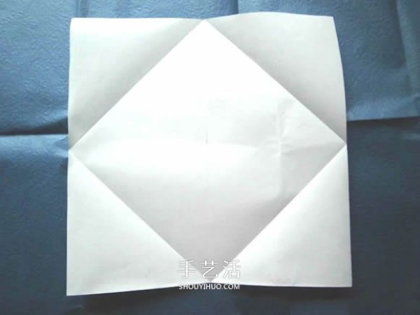 How to fold the exquisite eight-sided hydrangea gift box origami hydrangea gift box