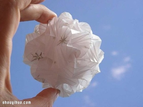 Appreciation of the beautiful handmade origami flower balls (1)