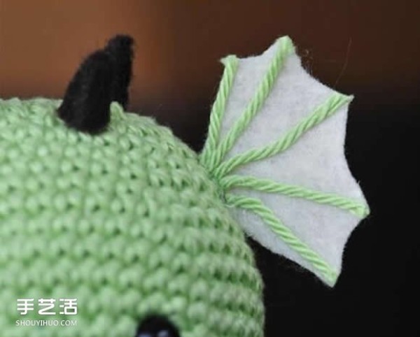 Knitting to make cute little dragons with crochet DIY