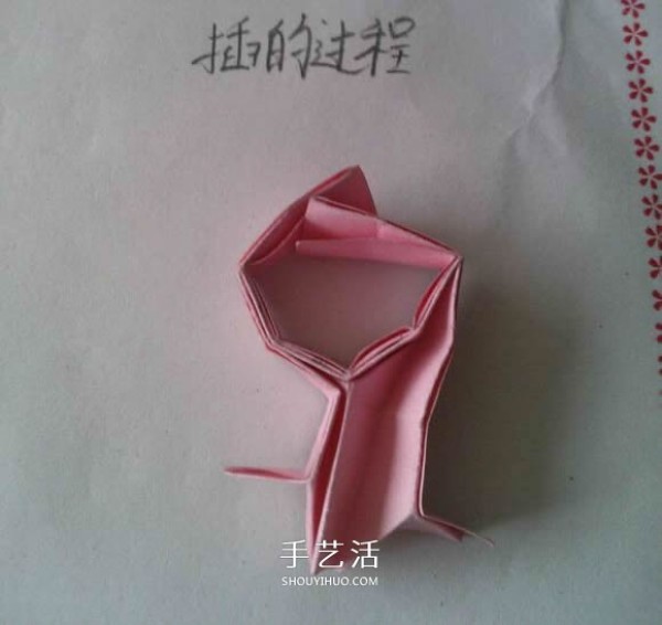 ♂♀The origami illustration of male and female icons can also be used as a cute ring