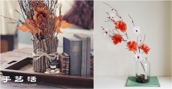 Turn dead branches into treasures, DIY to make original ecological handicrafts