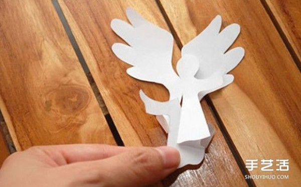 How to make greeting cards from A4 paper and make creative three-dimensional angel greeting cards by hand