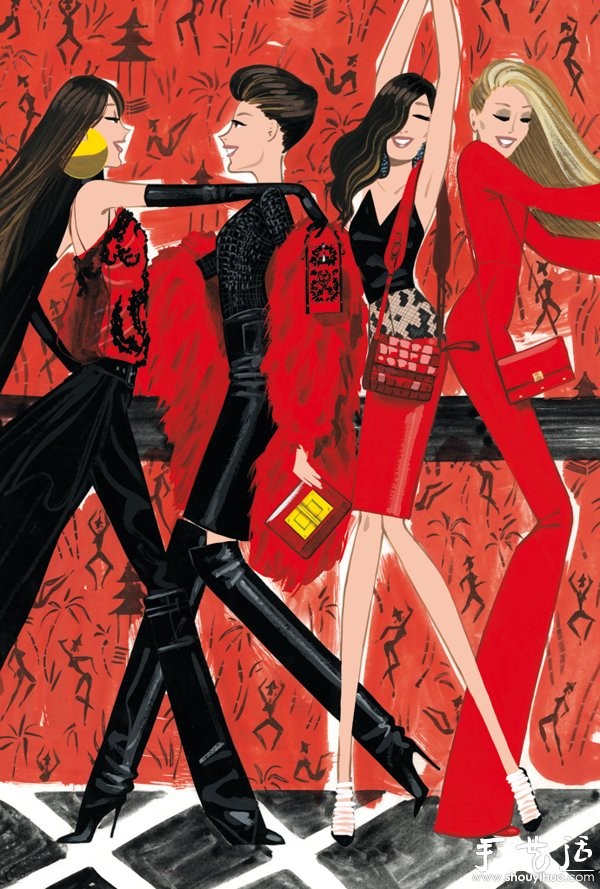 Spanish Jordi Labanda illustration design——VOGUE JAPAN