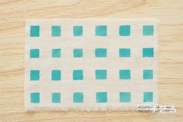 DIY beautiful patterned fabric hand-dyed method and step