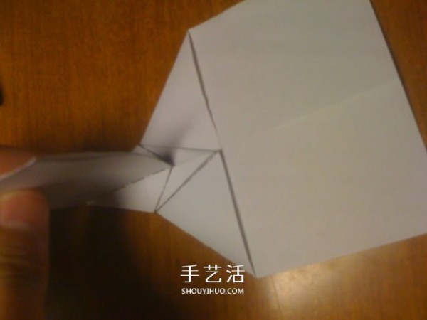 How to make origami crane rings, illustrated process