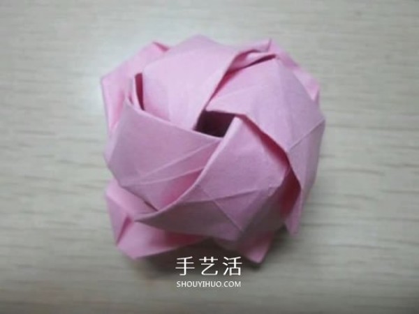 How to fold a rose with a diagram and the folding method of a rose is simple and easy to learn