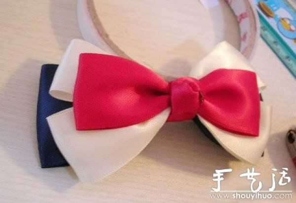 Handmade fabric production of beautiful bows