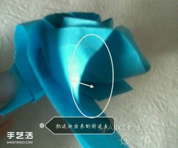 New Kawasaki Rose Folding Method Illustrated Handmade Origami New Kawasaki Rose Steps