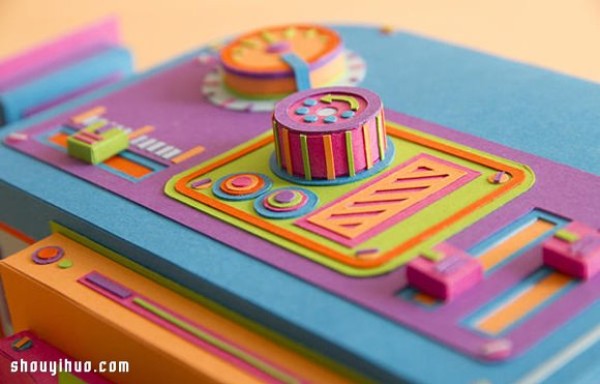 Super craftsmanship! Delicate and exquisite candy-style tool paper model works