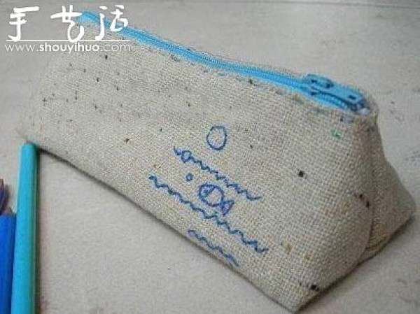 Handmade pencil case making tutorial