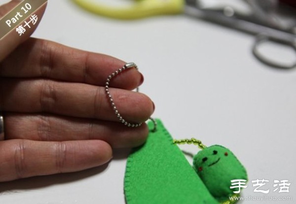 Super cute Pea Doll pendant hand-making tutorial