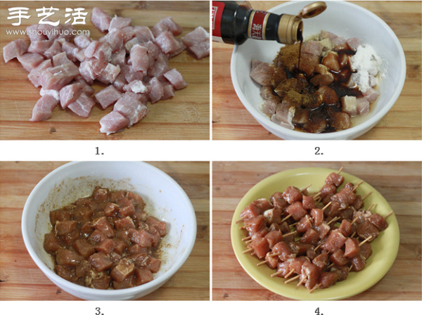 How to make toothpick meat and toothpick meat