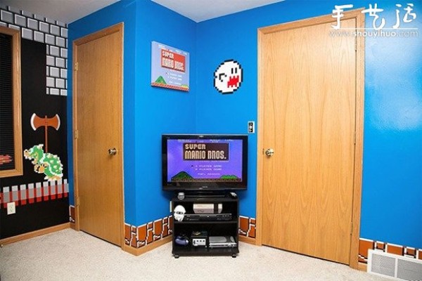 Super Mario theme room design