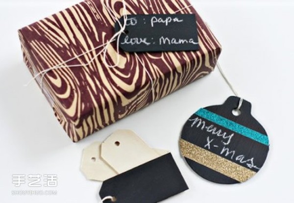 26 DIY pictures of gift wrapping labels to make gifts more unique! 