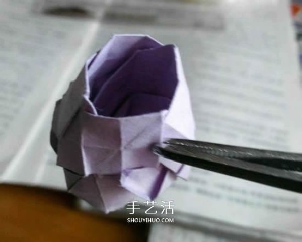 How to fold Beryl Rose and how to make origami Beryl Rose