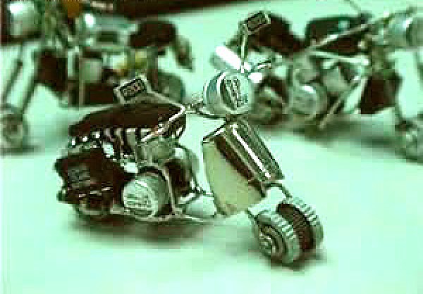 Disposable lighter DIY handmade motorcycle model