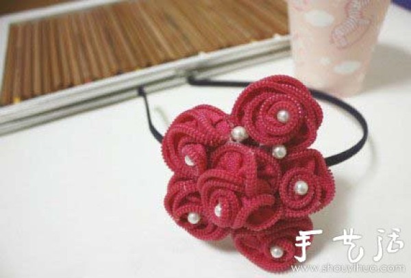 Zipper DIY Handmade Rose Ornaments