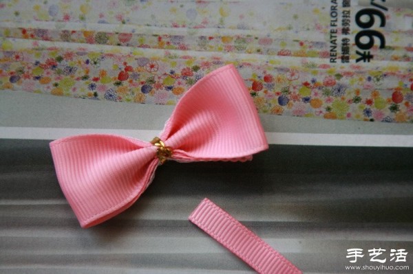 The simplest way to make a bow/bow hairpin