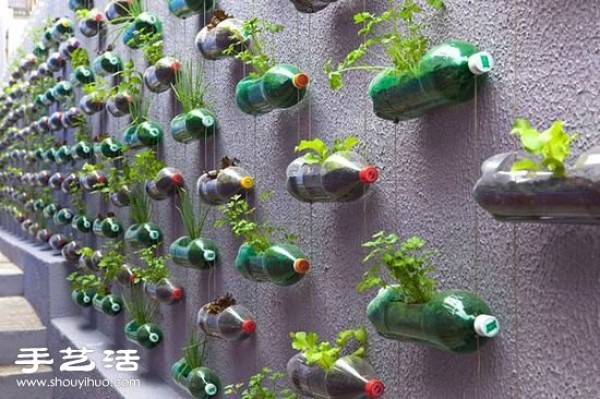 Small production of waste plastic bottles, reuse plastic bottles, waste utilization