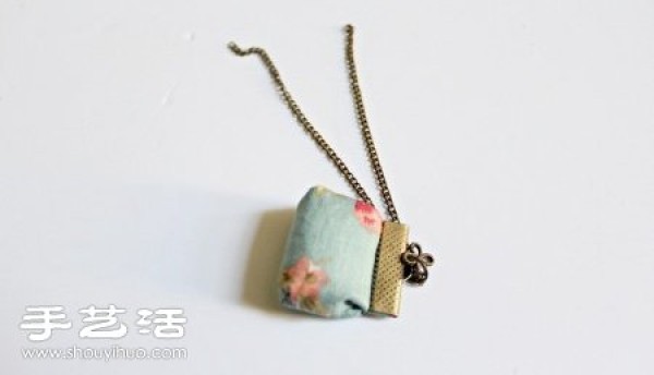 Pastoral Style Bag-shaped Necklace Pendant Handmade DIY Making Illustrated Tutorial