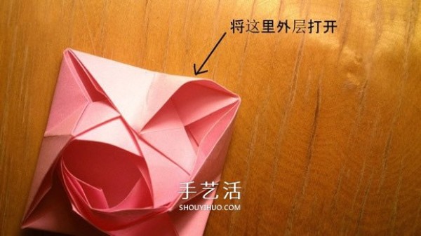 The folding method of roses is simple, easy to learn, simple and beautiful rose origami