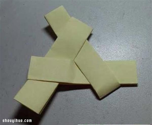 How to fold origami bamboo dragonfly, handmade origami bamboo dragonfly toy illustration