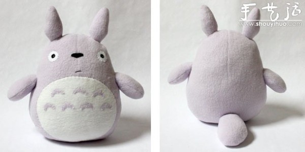 Tutorial on handmade DIY Totoro plush doll