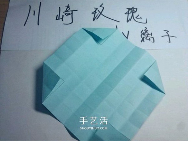 Teach you folding step by step! Detailed illustration of Kawasaki rose origami process