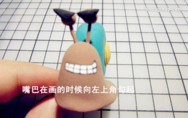 One Piece Phone Bug Snail Clay Making Illustrated Tutorial