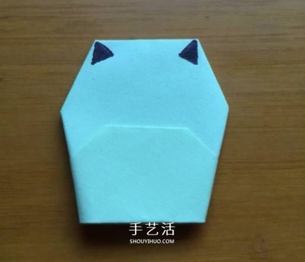 Simple origami small animal hand puppets make cute cat hand puppets